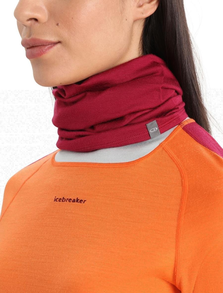 Icebreaker Unisex Merino Flexi Chute Férfi Sál Rózsaszín | HU 1070SGLO